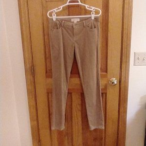 MICHAEL Michael Kors Tan Fine-Wale Stretch Corduroy Skinny Jeans, size 4